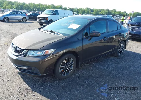 2014 Honda Civic Ex из США, поврежденный, VIN 2HGFB2F83EH517861
